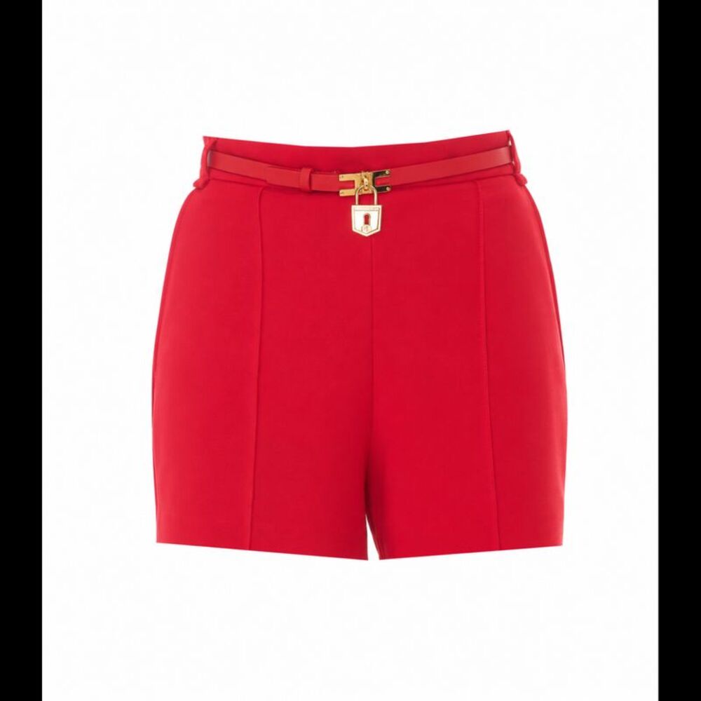 Elisabetta Franchi Women Light Crepe Shorts With Belt